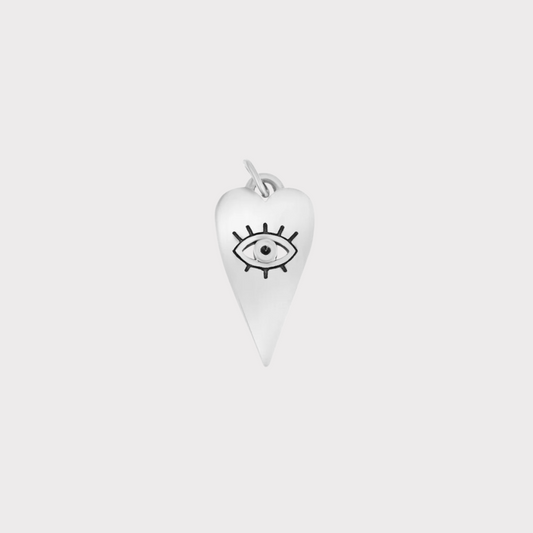 Evil Eye Heart Charm